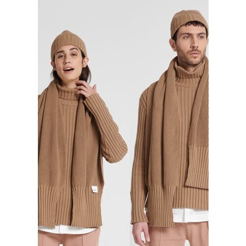 AFORA.WORLD mannen vegan Set Van 2 - Muts & Sjaal - Bruin