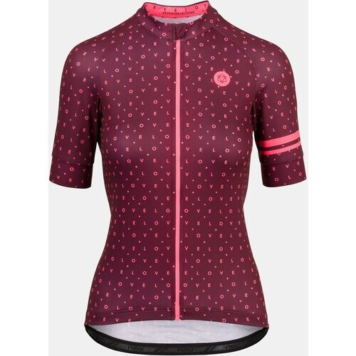 AGU Essential Velo Love Jersey Shirt Dames Bordeaux / Kastanjebruin