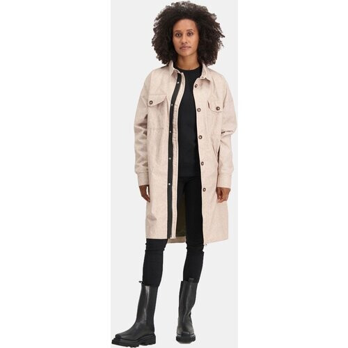 AGU Oversized Rain Shirt Urban Outdoor Dames Gebroken Wit/Assorti / Gemengd