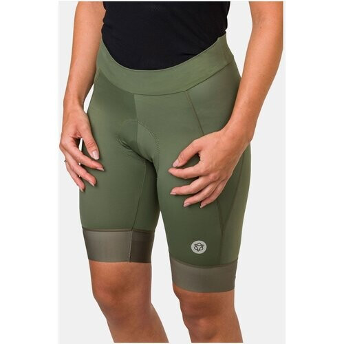 AGU Prime Essential Dames Fietsbroek Dames Donkerkaki
