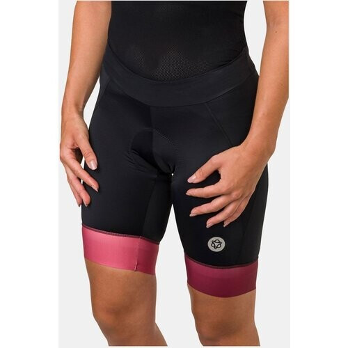 AGU Prime Essential Dames Fietsbroek Dames Zwart/Donkerroze