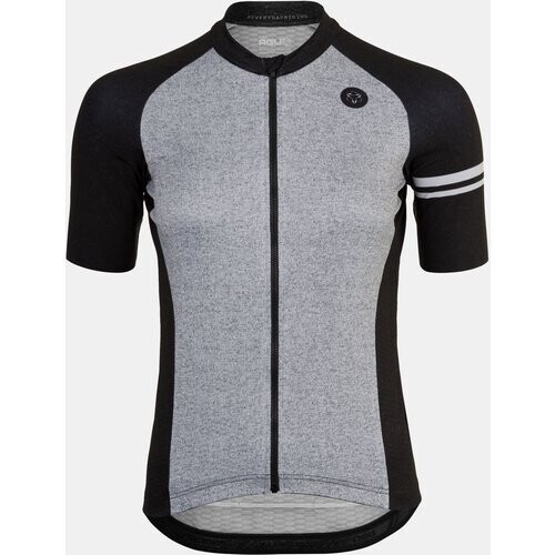 AGU Shirt KM Dames Zwart/Lichtgrijs