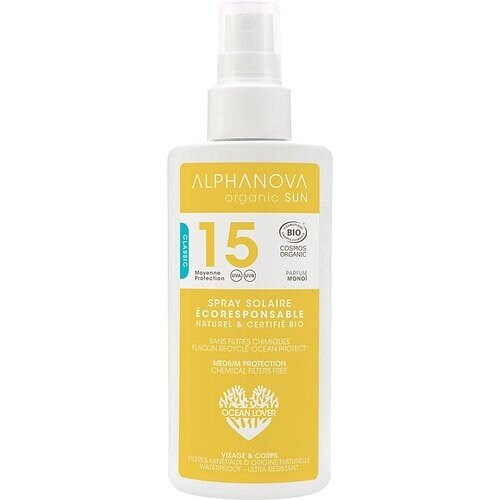 Alphanova Sun BIO SPF 15 Zonnebrand Spray