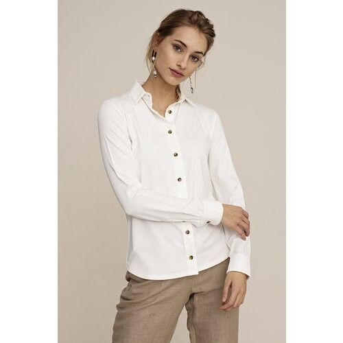 Arber Studio dames vegan Blouse Cedar Crème