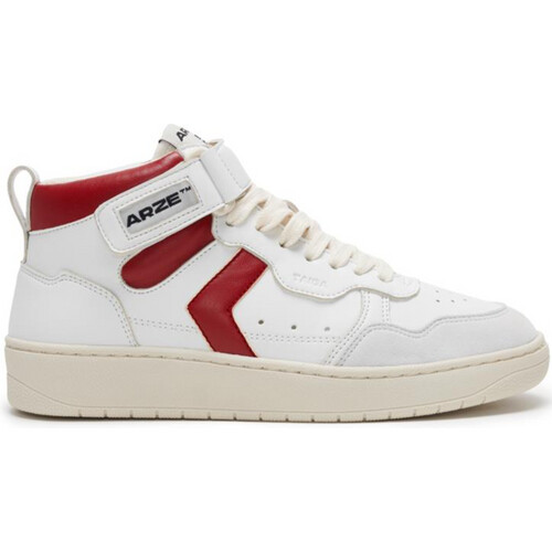 ARZE mannen vegan Taiga Hi Sneakers Rood