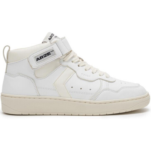 ARZE mannen vegan Taiga Hi Sneakers Wit