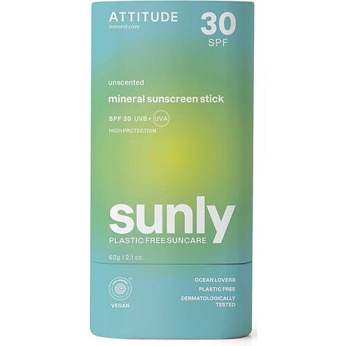 Attitude Sunly Zonnebrandstick SPF 30 - Parfumvrij