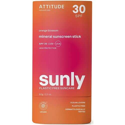 Attitude Sunly Zonnebrandstick SPF30 - Oranjebloesem