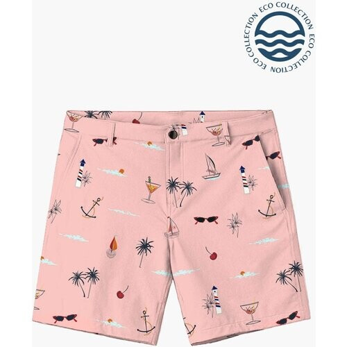 Averie mannen vegan Korte Broek Mason By Arlo Beach Op Limonade Roze