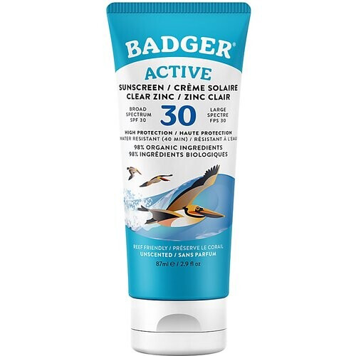 Badger Balm Broad Spectrum Clear Zonnebrandcreme SPF30