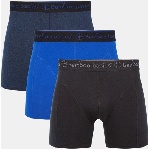 Bamboo Basics Rico 3-Pack Boxer Zwart/Blauw