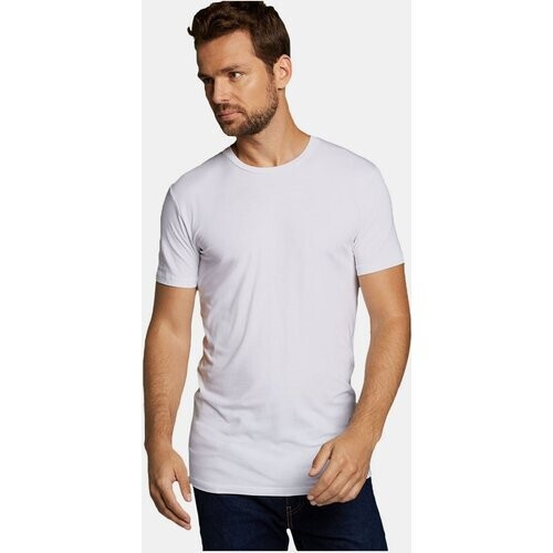Bamboo Basics Ruben T-shirt SS 2-Pack Wit