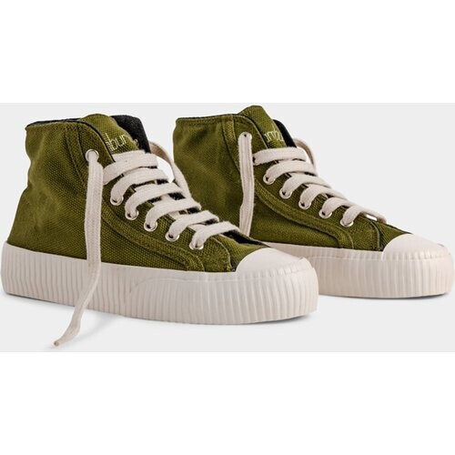 Bamburista dames vegan Sneakers Ladybug Hoog Mos