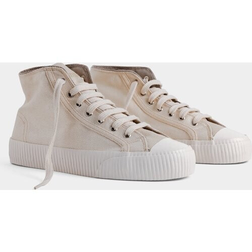 Bamburista dames vegan Sneakers Ladybug Hoog Zand