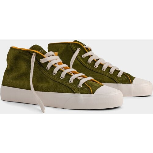 Bamburista mannen vegan Sneakers Grasshopper Hoog Mos