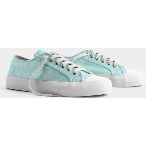 Bamburista mannen vegan Sneakers Grasshopper Laag Ijsblauw