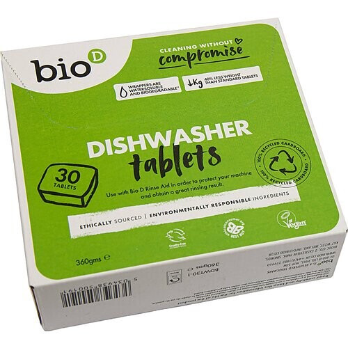 Bio-D vaatwastabletten 30stuks