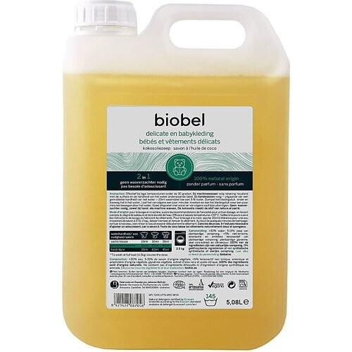 Biobel Wasmiddel Babykleding en Delicate stoffen 5L