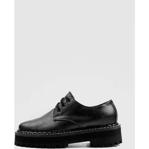 BOHEMA mannen vegan Chunky Derby's Heren Zwart Vegea Grape Leer