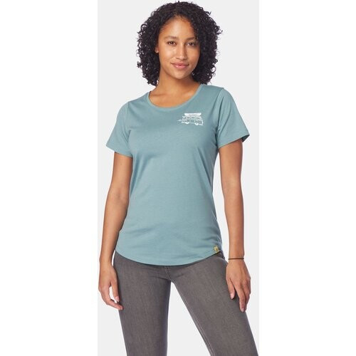 Buitenmens Lustrum T-shirt Dames Lichtblauw