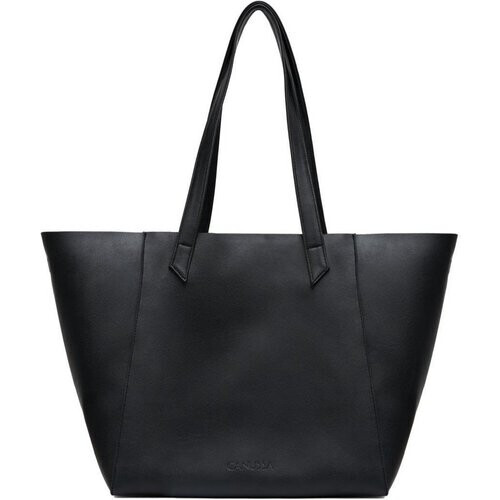 CANUSSA dames vegan Hybride Tote Bag Zwart