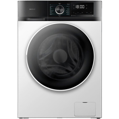 Cecotec Bolero DressCode 12500 - Inverter wasmachine - Voorbelading 12 kg 1400 RPM - Wit