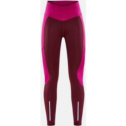 Craft Adventure Essence Warm Legging Dames Bordeaux / Kastanjebruin/Middenroze