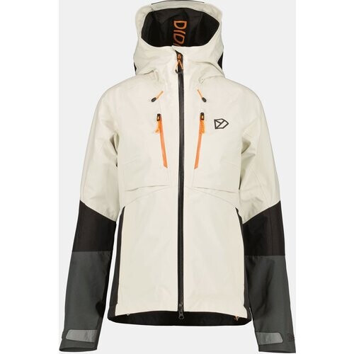 Didriksons Indus Hardshell Jas Dames Gebroken Wit/Zwart