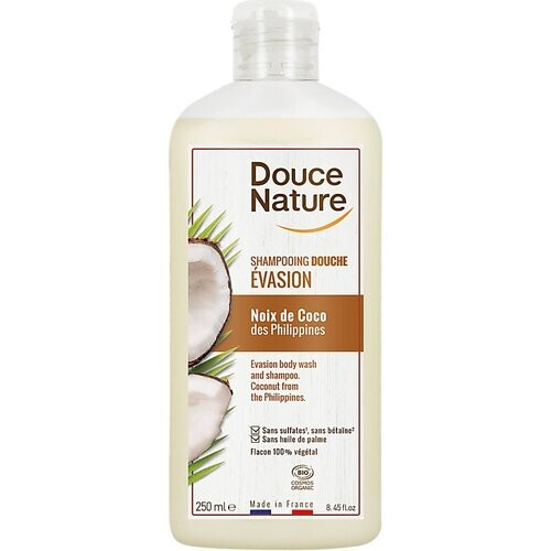 Douce Nature - Douchegel & Shampoo Iedere Dag Kokos 250ml