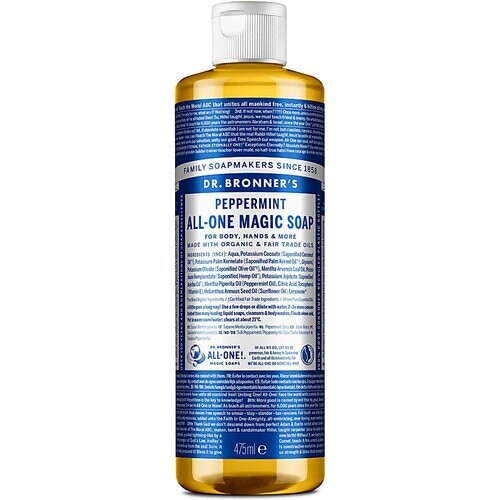 Dr. Bronner's Peppermint All-One Magic Soap - 475ml UK verpakking