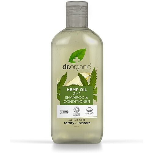 Dr Organic Hennep Olie 2 in 1 Shampoo & Conditioner