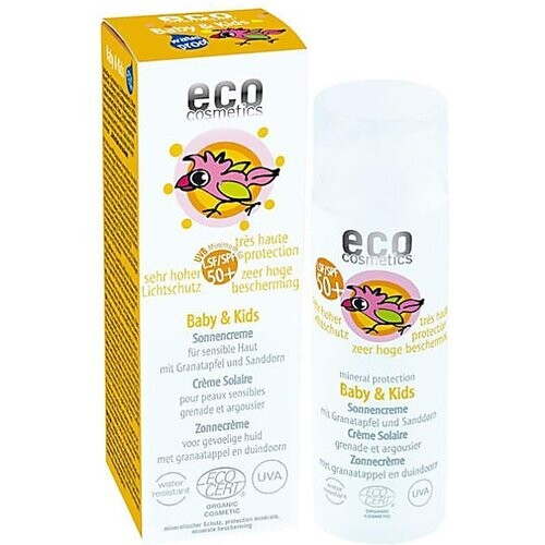 Eco Cosmetics Baby Zonnebrandcreme SPF50+