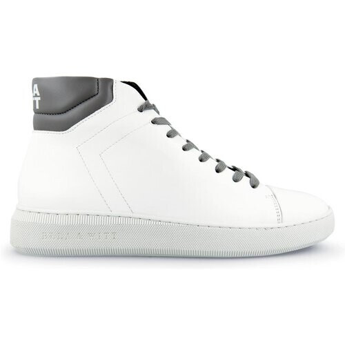 Ella & Witt dames vegan High Top Sneaker Adams Wit & Grijs