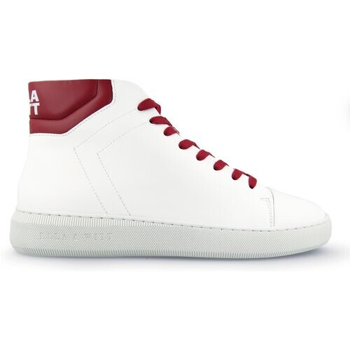 Ella & Witt dames vegan High Top Sneaker Adams Wit & Rood