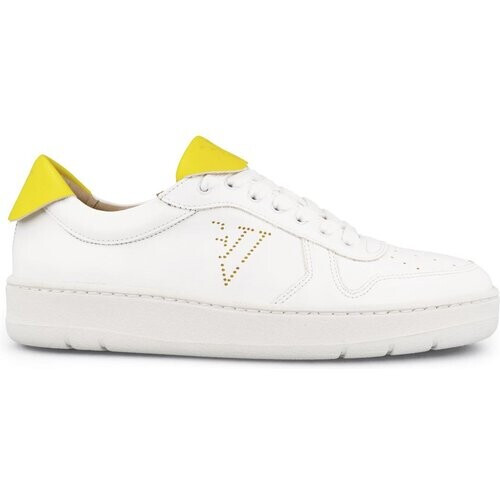 Ella & Witt dames vegan Sneaker Davis Wit & Geel