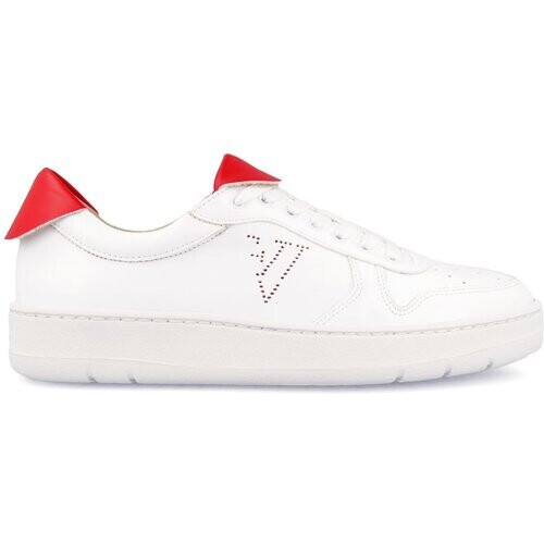 Ella & Witt dames vegan Sneaker Davis Wit & Rood