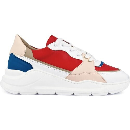 Ella & Witt dames vegan Sneaker Goodal Rood, Wit & Roze