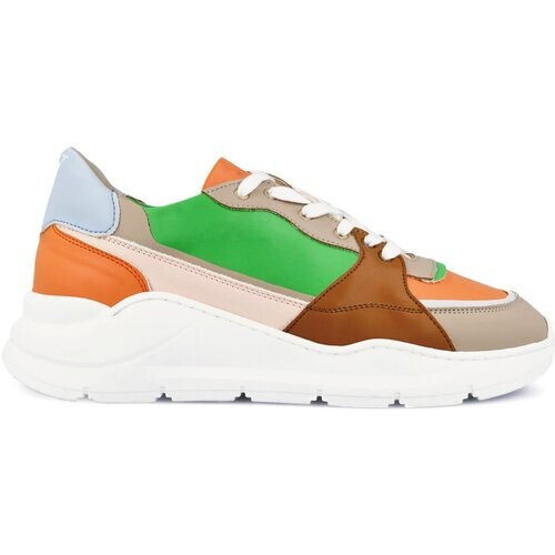 Ella & Witt dames vegan Sneaker Goodall Beige, Bruin & Groen