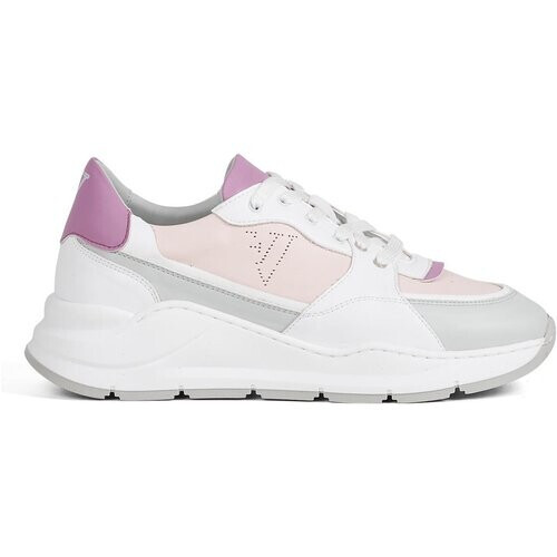 Ella & Witt dames vegan Sneakers Goodall Ii Grijs / Lichtroze / Wit
