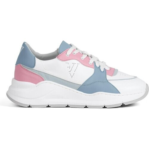 Ella & Witt dames vegan Sneakers Goodall Ii Wit / Blauw / Roze