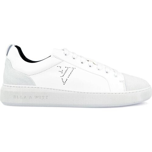 Ella & Witt mannen vegan Nikola Sneaker Lichtgrijs & Wit