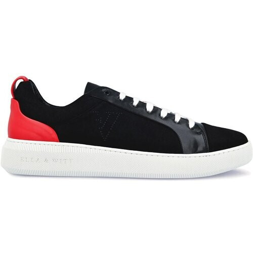 Ella & Witt mannen vegan Nikola Sneaker Zwart & Rood