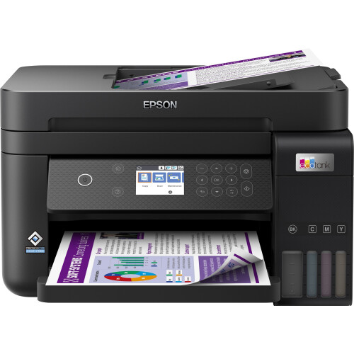 Epson EcoTank ET-3850 - A4 Inkjetprinter - Wi-Fi Dubbelzijdig Afdrukken - Zwart
