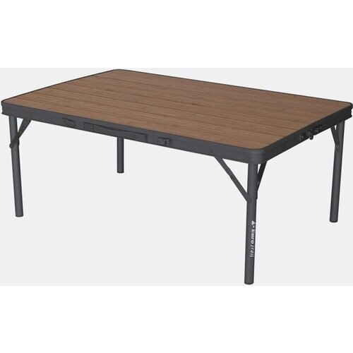 Eurotrail Campingtafel Balazuc Bamboe Inklap Bruin/Zwart