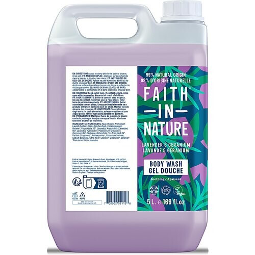 Faith in Nature Lavendel & Geranium Bad-en Douchegel 5L