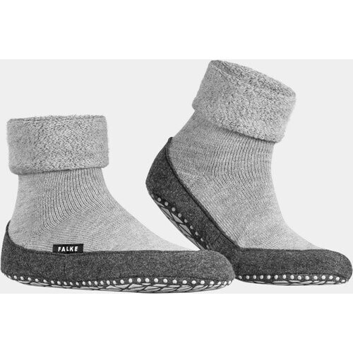 Falke Cosyshoes Pantoffels - Anti-Slip Sok Lichtgrijs/Middengrijs