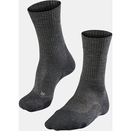 Falke TK2 Wool Sok Dames Donkergrijs/Middengrijs