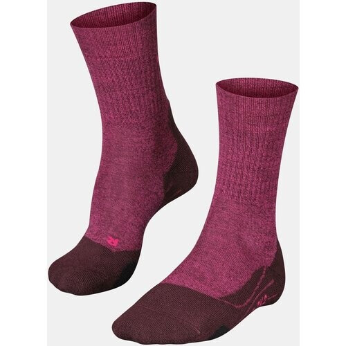 Falke TK2 Wool Sok Dames Donkerrood
