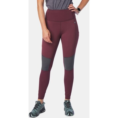 Fjällräven Abisko Värm Trekking Legging Dames Donkerpaars/Donkergrijs