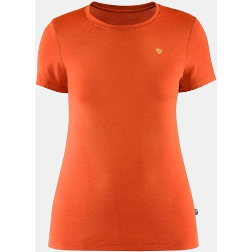 Fjällräven Bergtagen Thinwool T-Shirt Short Sleeve Dames Oranje